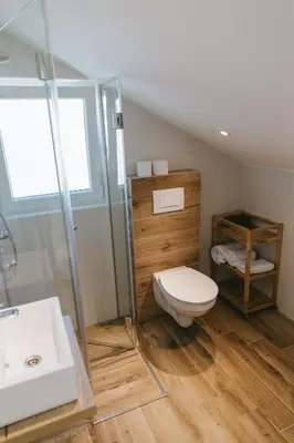 Kupaonica u objektu Fyaka Loft Apartments