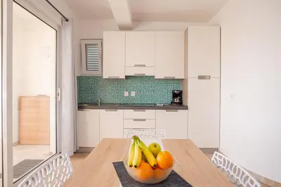 Kuhinja ili čajna kuhinja u objektu Exclusive Seaside Dream Apartments