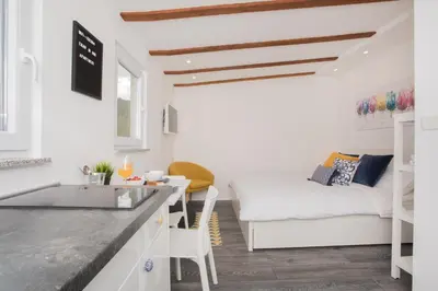 Krevet ili kreveti u jedinici u objektu Studio Apartment Škatula