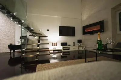 TV i/ili zabavni centar u objektu Apartment Magic Dream