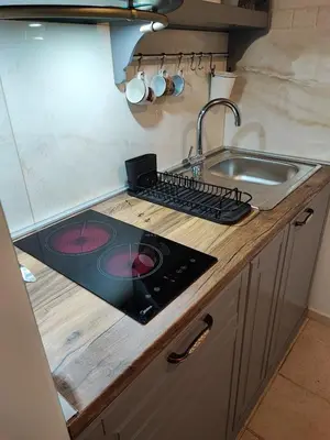 Kuhinja ili čajna kuhinja u objektu Apartmani Sovlja Bay
