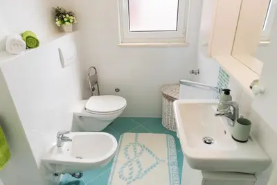 Kupaonica u objektu Apartmani Nada