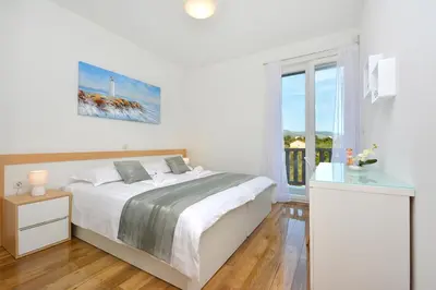 Krevet ili kreveti u jedinici u objektu Villa Kami - 4 stars villa, Heated pool