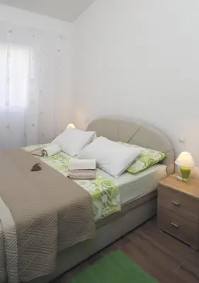 Krevet ili kreveti u jedinici u objektu apartman zara