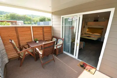 Balkon ili terasa u objektu Camping Matija