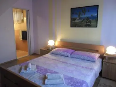 Krevet ili kreveti u jedinici u objektu Apartments and rooms by the sea Brodarica, Sibenik - 15466