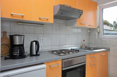 Kuhinja ili čajna kuhinja u objektu Apartment Tisno 4295d