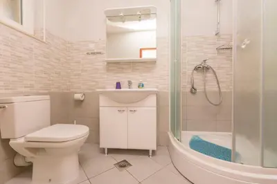 Kupaonica u objektu Apartments Frane