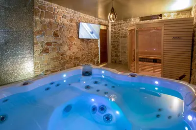 TV i/ili zabavni centar u objektu Villa Gabriel
