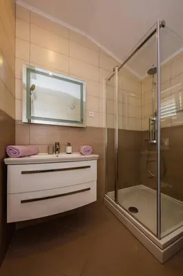 Kupaonica u objektu Apartmani Savin