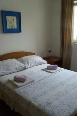 Krevet ili kreveti u jedinici u objektu Apartments with parking space Vodice - 15544