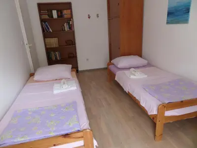 Krevet ili kreveti u jedinici u objektu Apartments with parking space Vodice - 15544