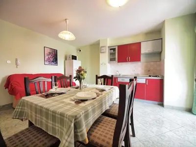 Kuhinja ili čajna kuhinja u objektu Apartments by the sea Srima - Vodice, Vodice - 15621