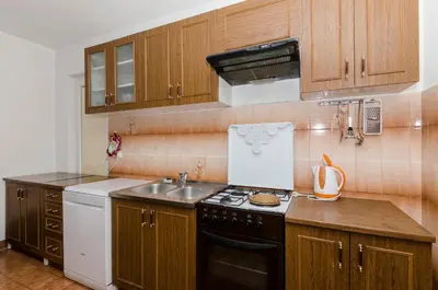 Kuhinja ili čajna kuhinja u objektu Apartments Biserka