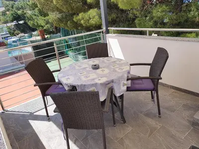Balkon ili terasa u objektu Apartments Stella