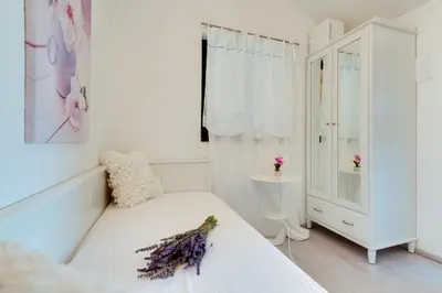 Krevet ili kreveti u jedinici u objektu Sun gardens
