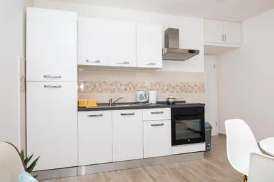 Kuhinja ili čajna kuhinja u objektu Apartments Tiho