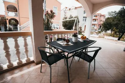 Tlocrt objekta Apartments with a parking space Vodice - 15734