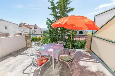 Balkon ili terasa u objektu Apartments Ksenija