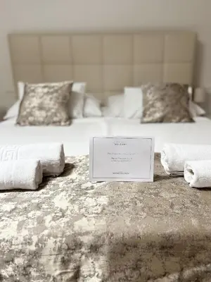 Krevet ili kreveti u jedinici u objektu Centrum Luxury Rooms