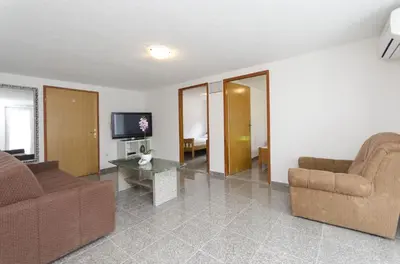 TV i/ili zabavni centar u objektu Apartments Crystal
