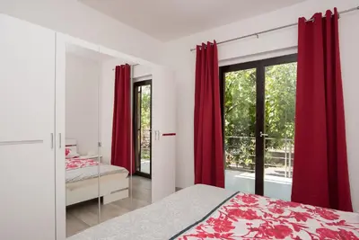 Krevet ili kreveti u jedinici u objektu Apartmani Jadranka