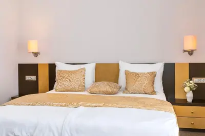 Krevet ili kreveti u jedinici u objektu Guest Accommodation Atrium Gulin