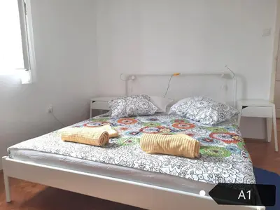 Krevet ili kreveti u jedinici u objektu San Lorenzo Apartments