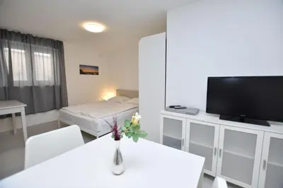 TV i/ili zabavni centar u objektu Apartments Leonardo