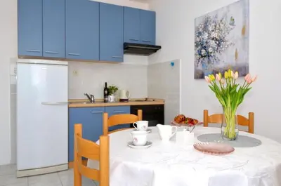 Kuhinja ili čajna kuhinja u objektu Apartments Sandy