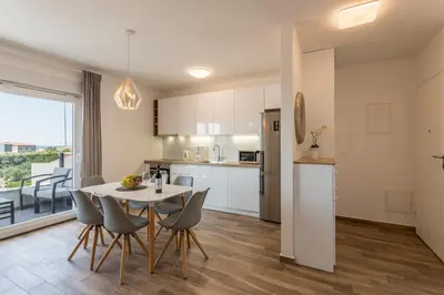 Kuhinja ili čajna kuhinja u objektu Luxury view apartments