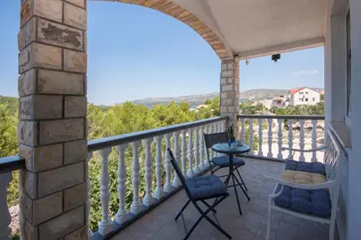 Balkon ili terasa u objektu Heavenly bay
