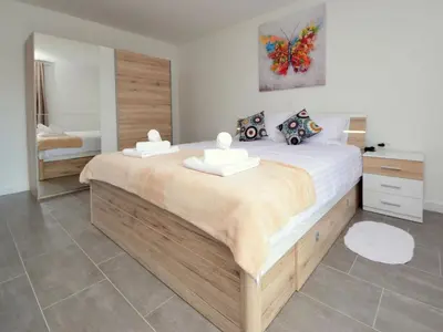 Krevet ili kreveti u jedinici u objektu Holiday Home West by Interhome