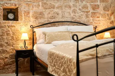 Krevet ili kreveti u jedinici u objektu Rustic Apartments Sv Frane in the old town