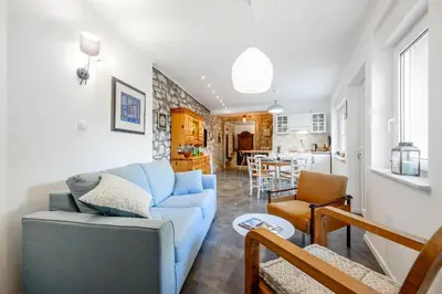Kuhinja ili čajna kuhinja u objektu Green Oasis City Center Apartment