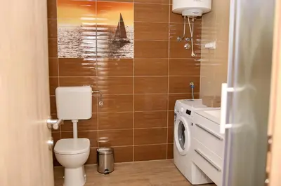 Kupaonica u objektu Apartment Polic