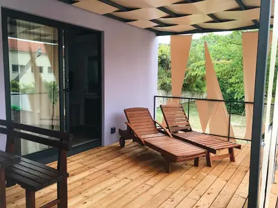 Balkon ili terasa u objektu Illyria