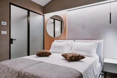 Krevet ili kreveti u jedinici u objektu Hotel Stomorin-Marina Hramina