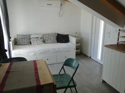 Krevet ili kreveti u jedinici u objektu Mir Apartments