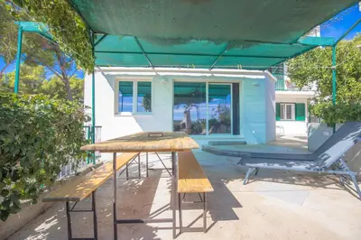 Balkon ili terasa u objektu Apartmani Jurin
