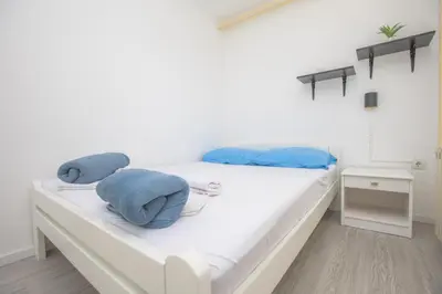 Krevet ili kreveti u jedinici u objektu Apartmani Jurin