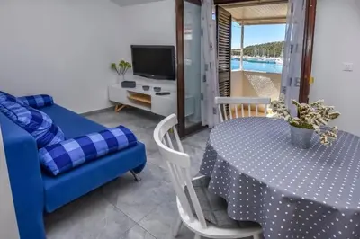 TV i/ili zabavni centar u objektu Apartments Sime