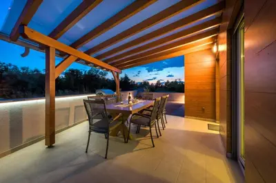 Balkon ili terasa u objektu Holiday House Libra