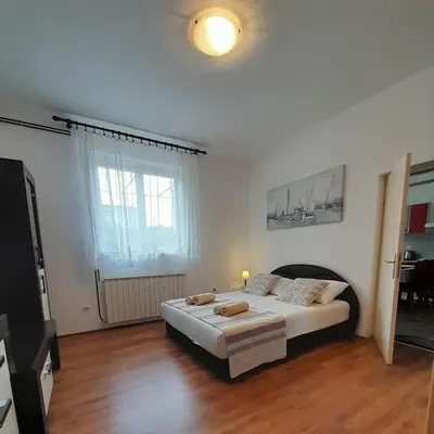 Krevet ili kreveti u jedinici u objektu Apartmani Zvonimir