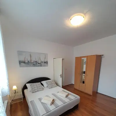 Krevet ili kreveti u jedinici u objektu Apartmani Zvonimir