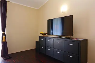 TV i/ili zabavni centar u objektu Luxury Room Uzorita B&B