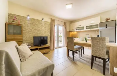 TV i/ili zabavni centar u objektu Apartment Goge