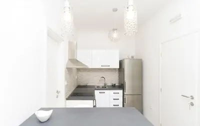 Kuhinja ili čajna kuhinja u objektu Apartments Sweet garden