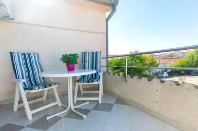 Balkon ili terasa u objektu Apartments Sweet garden