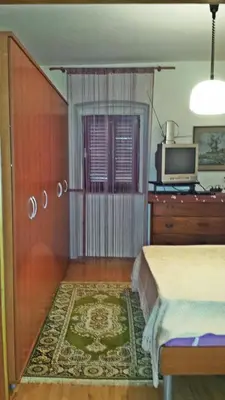 Krevet ili kreveti u jedinici u objektu Apartment in Zlarin with balcony, W-LAN, washing machine (3813-2)